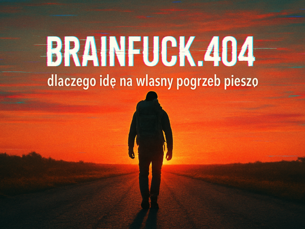 Mężczyzna idący samotnie drogą o zachodzie słońca – symboliczna grafika do wpisu o walce z rakiem i epilepsją, 600 km pieszo przez Polskę