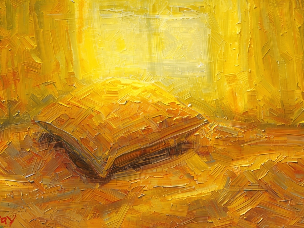 Lucid_Origin_An_impressionistic_painting_of_a_sun_in_the_room__0